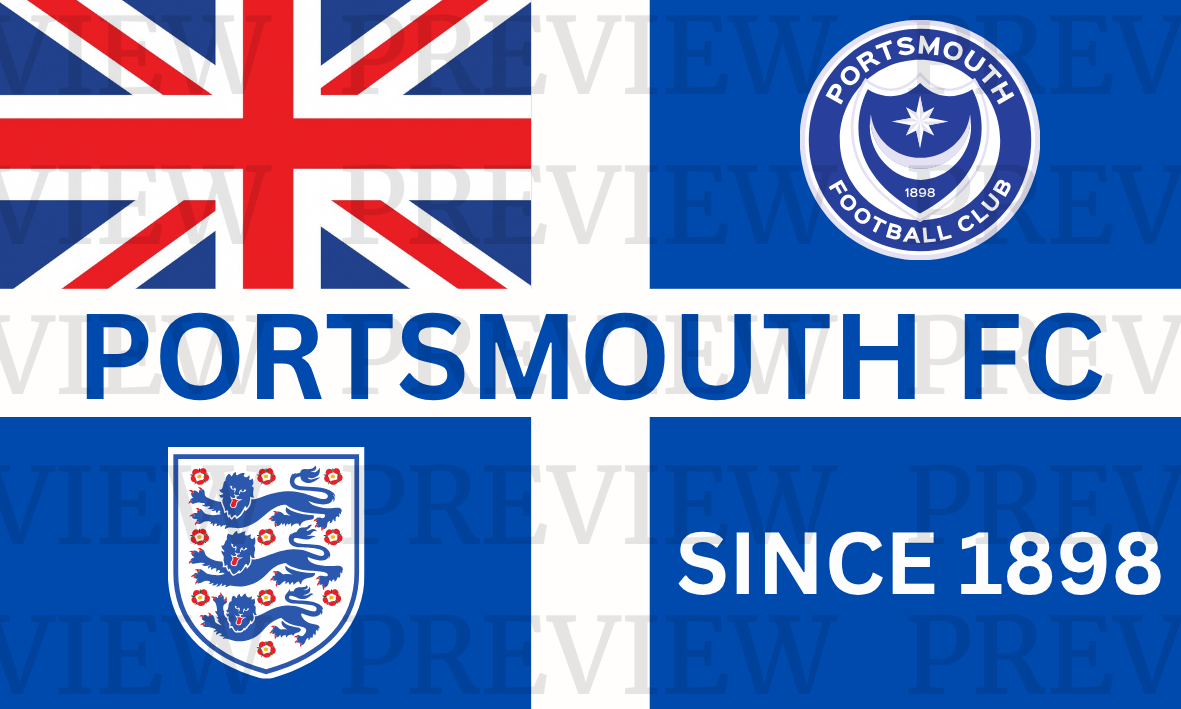 Portsmouth St George Blue & White
