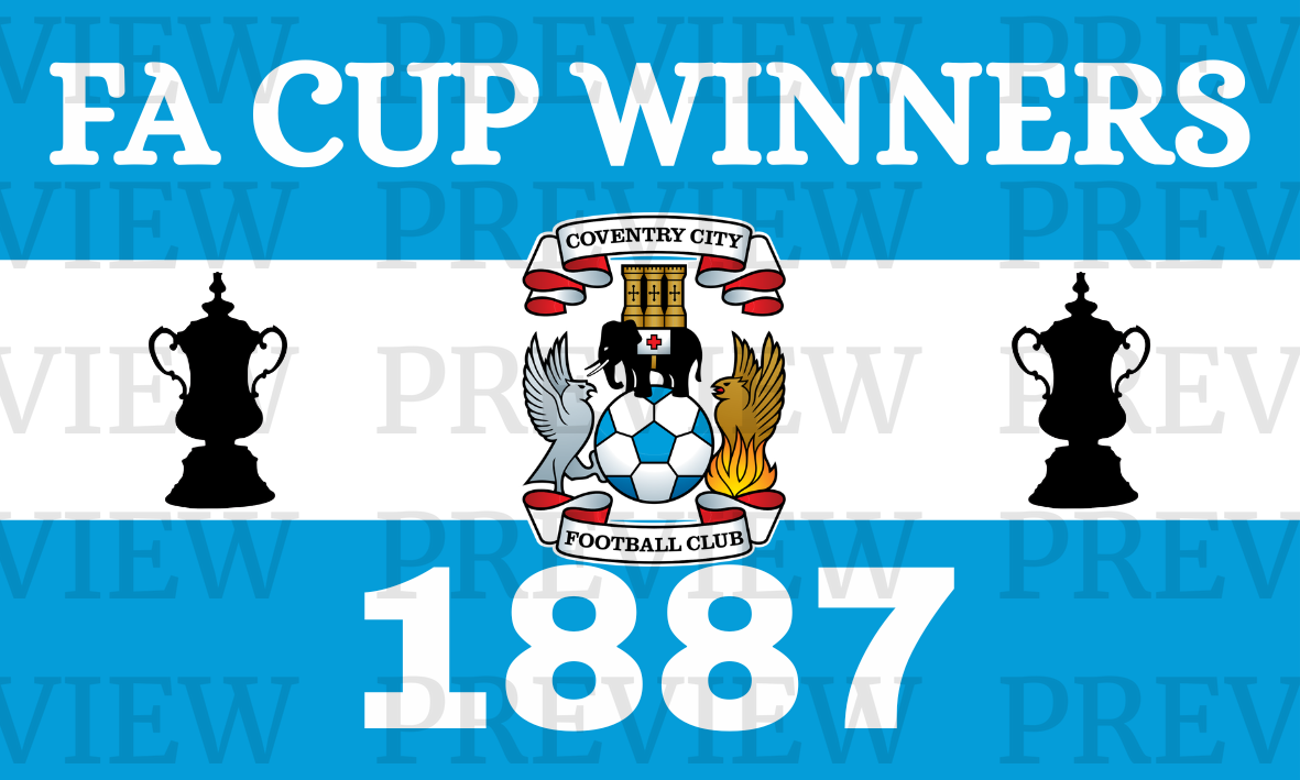 Coventry FA Cup Winners 3 Sections