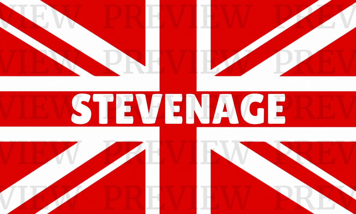 Stevenage Union Jack Red