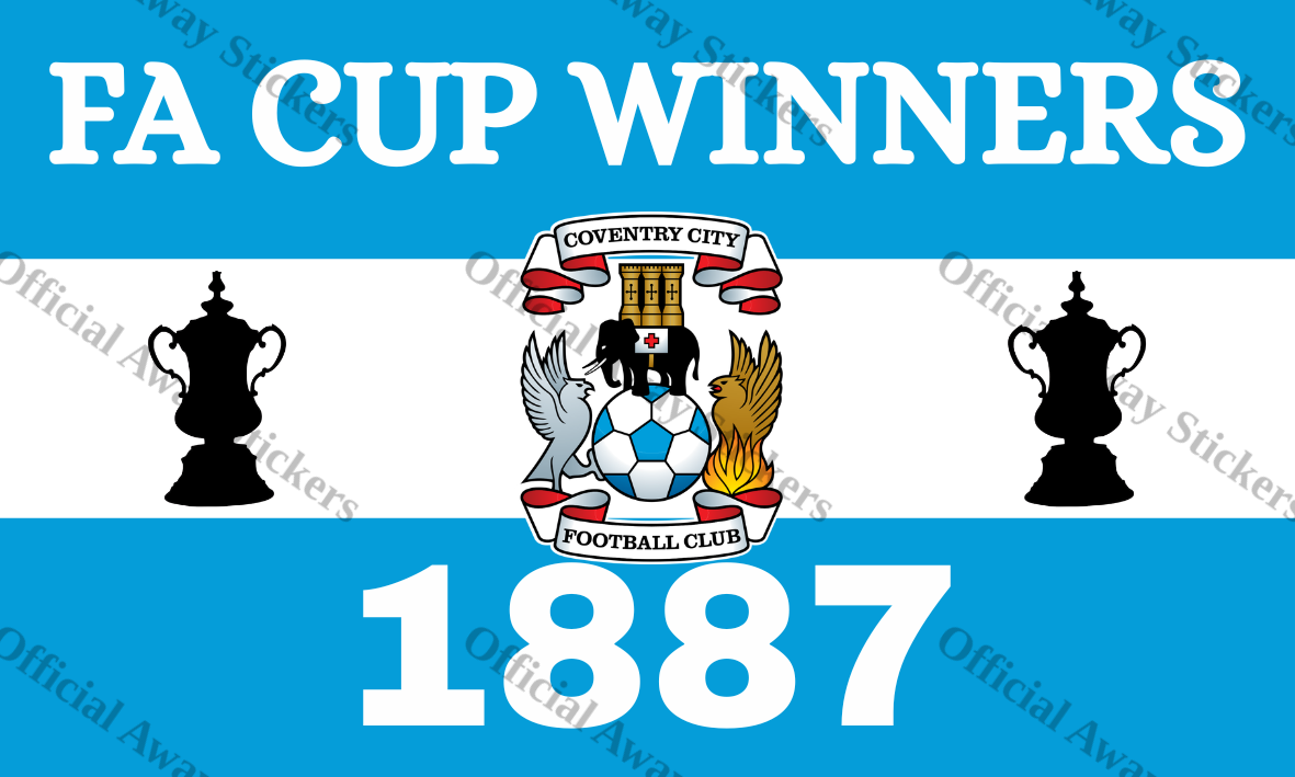 Coventry FA Cup Winners 3 Sections
