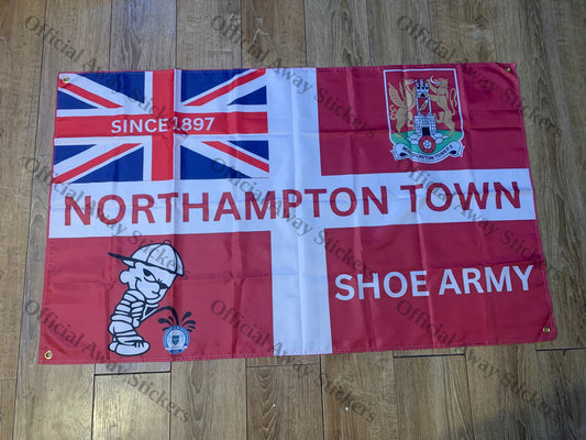Northampton Town (Printing Error) 5x3ft