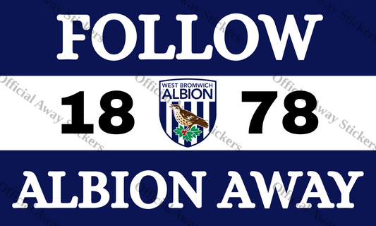 Follow Albion Away 3 Sections