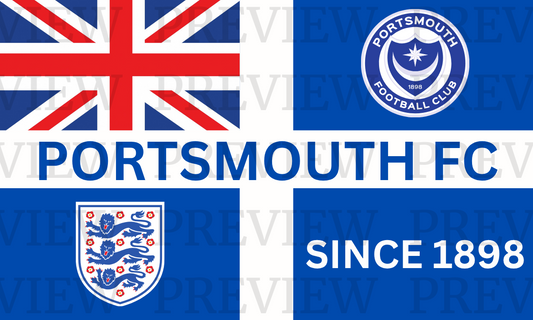 Portsmouth St George Blue & White