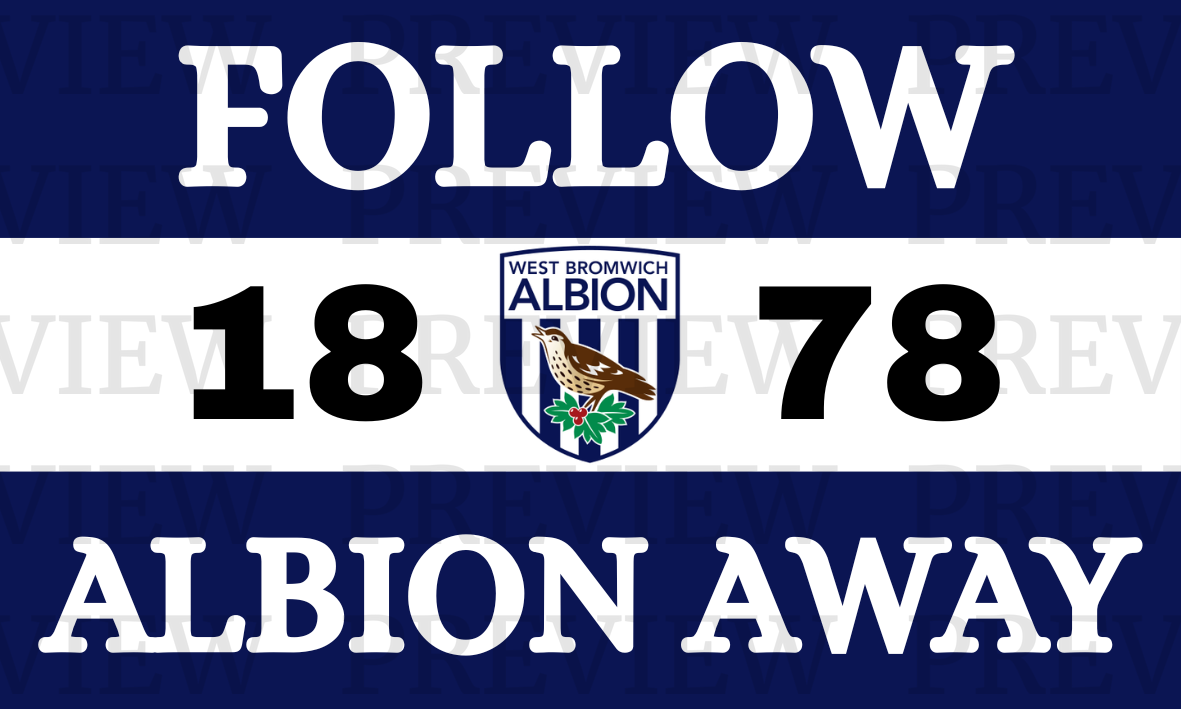 Follow Albion Away 3 Sections