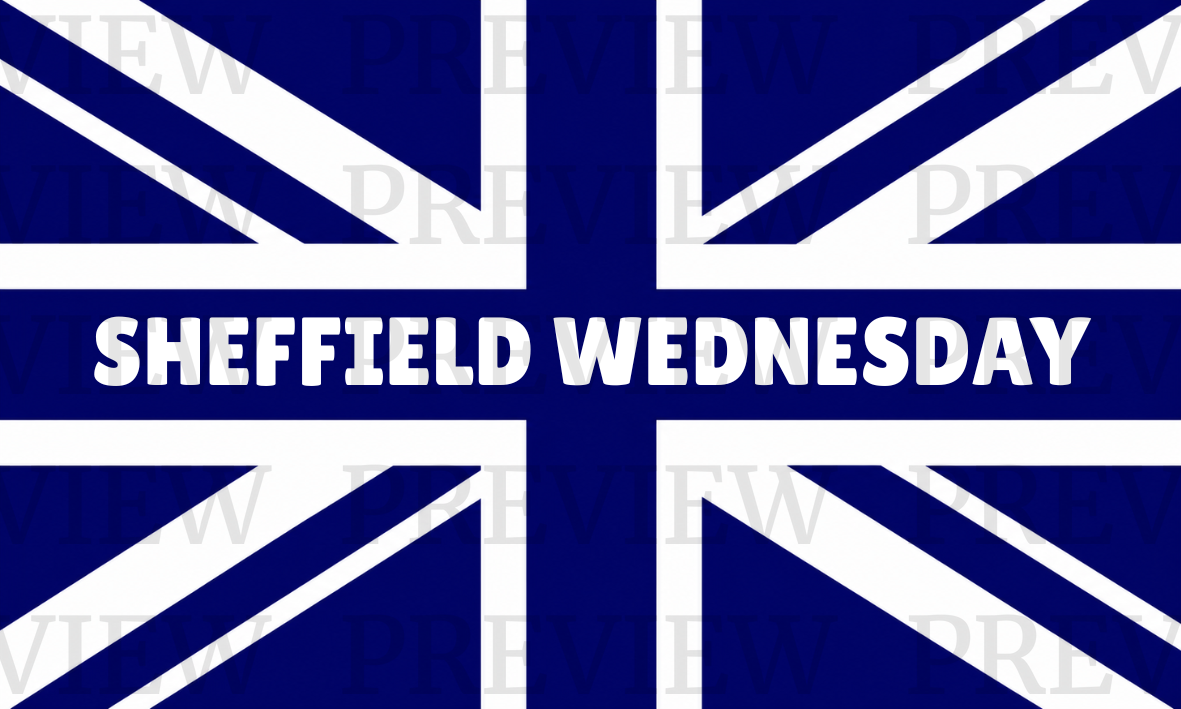 Sheffield Wednesday Union Jack Blue