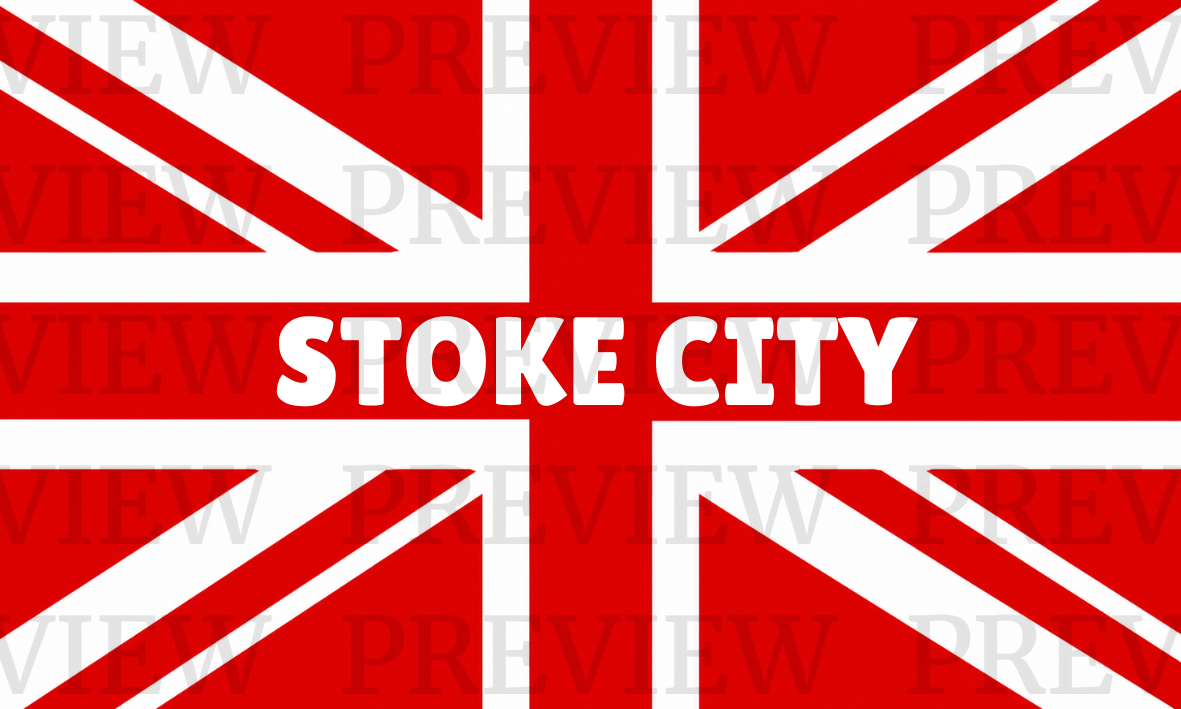 Stoke City Union Jack Red