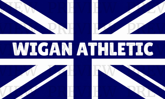 Wigan Athletic Union Jack Blue