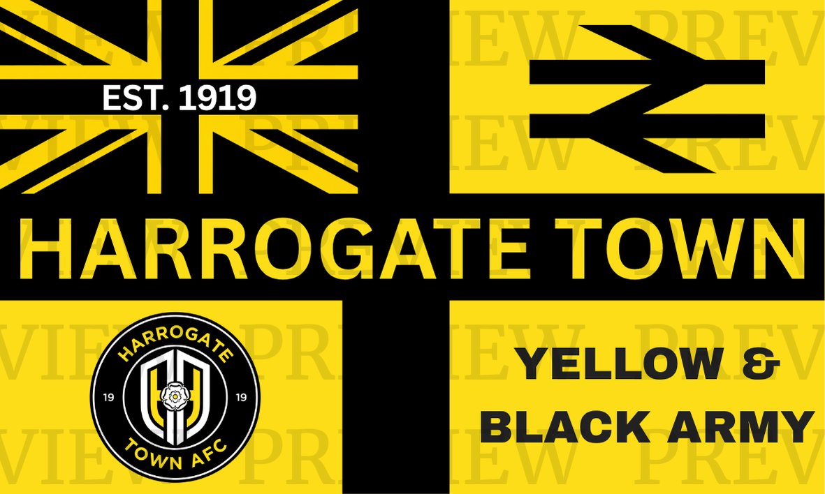 Harrogate St George's Yellow & Black