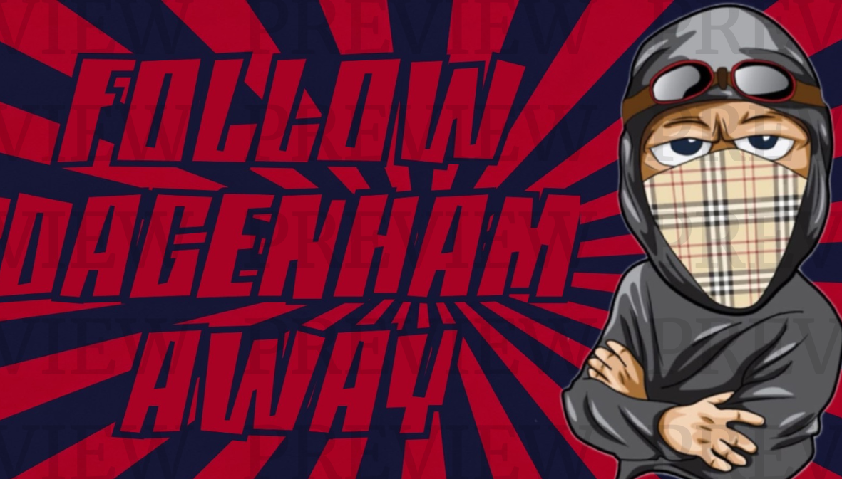 Follow Dagenham Away Cartoon