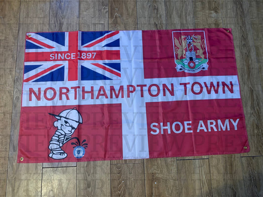 Northampton Town (Printing Error) 5x3ft